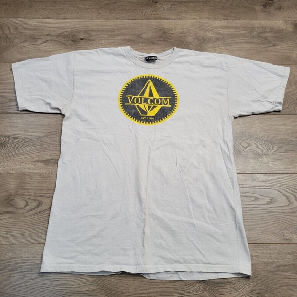 Volcom Other - Volcom Shirt Men Large Gray Grunge Lounge Casual Graphic Tee Skater Logo Hip Hop